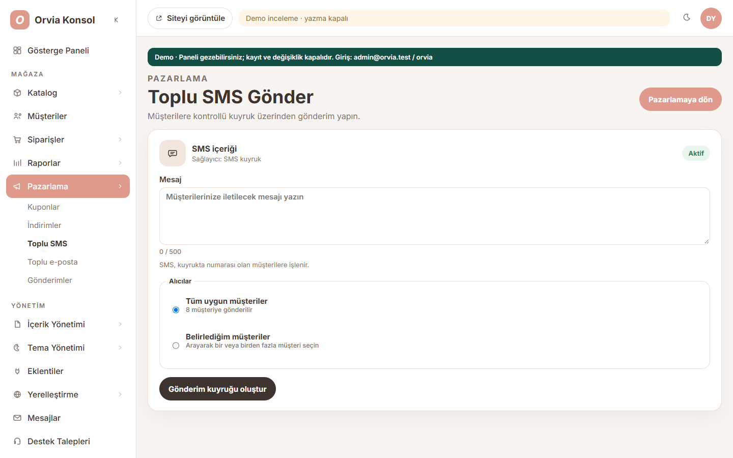 Toplu SMS